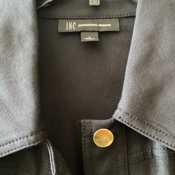 INC International Concepts Women’s Long Sleeves Front Button Jacket - Picture 5 of 7